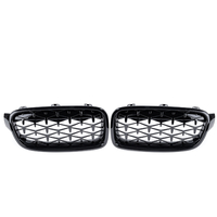 Grille de calandre diamant noir pour BMW série 3 F30 F35 F80 berline break 2011-2019
