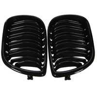 Grille de calandre noire double face pour BMW E46 4-DOOR 3 Series 02-04