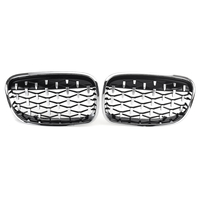 Grille de calandre style diamant pour rein avant pour BMW Série 1 F20 F21 10 11 12 13 14