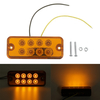 Grille de feu de signalisation 12V 24V LED Lampe de couleur ambre de remorques de camion léger davertissement