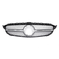 Grille de calandre avant diamant pour Mercedes Benz Classe C W205 C200 C300 C250 2019 ON