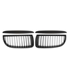 Grilles de calandre avant noir mat avec paupières supérieures pour BMW E90 E91 Série 3 Berline 2004-2008Sedan 2004-2008