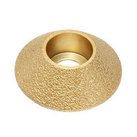 Grinding Fairy 45 degrés brosse à diamant brasé roue 75x20x20mm roue à profil abrasif
