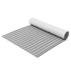 Gris de teck de Faux de la mousse 5x de 90x240cm EVA avec la feuille de Decking de bateau de lignes noires