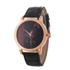 Grue à tête rouge Modèle Colorful Montre à quartz avec bracelet en cuir pour hommes