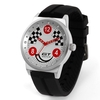 GT 002 Sport Mode Casual Silica Gel Montre Bande Voiture Racing Style Hommes Quartz Montre-Bracelet