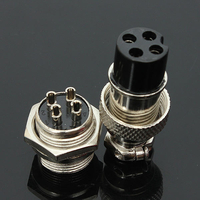 GX16-4 4 broches 16 mm Carlin Aviation Connecteur en métal pour panneau mâle et femelle