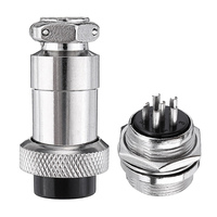 GX20 6 broches 20mm mâle et femelle fil panneau connecteur circulaire prise de prise aviation