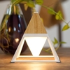 GX.Diffuser LED Night Light Interface USB Charge Lampe Murale Art Forme Pyramid