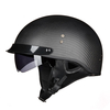 GXT 510 DOT Moto Demi-Casque En Fiber De Carbone Open Face Vintage Moto Chopper Scooter Racing Casques De Moto