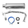 GY6 50cc 100cc Scooter Performance Silencieux Déchappement Tuyau Inoxydable 88 * 300mm