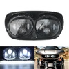 H4 3150lm moto hybride / double faisceau double LED ensemble phare pour Harley Glisse de route