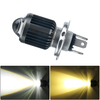 H4 H6 Ampoules de phare de moto Moto LED CSP Lentille Lampe Scooter ATV Accessoires Feux de brouillard 12-80v Blanc Loin