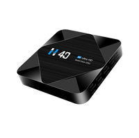 H40 H616 TV box Android 10 système 4 + 64G WIFI double bande décodeur