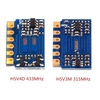 H5V3M/H5V4D 5V 315MHz 433MHz Module récepteur de télécommande sans fil carte RF superhétérodyne
