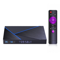 H96 Max V56 TV box Android 12 système 2 + 16G double bande WIFI décodeur