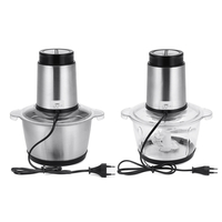Hachoirs à viande électriques 2L 250W Mini broyeur hachoir bol de robot culinaire