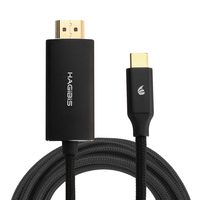 Hagibis 4K 60HzHD Type-C to HD Convertisseur Câble Adaptateur Affichage Dongle Bâton TV