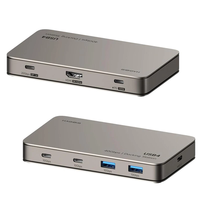 Hagibis BD246A USB4 Docking Station 7-in-1 USB Hubs Splitter Adapter with 10Gbps USB-A*2 / 10Gbps USB-C*2 / PD100W / 8K6