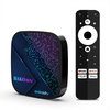 HAKOMiNi S905Y4 TV BOX Android 11.0 4G + 32GB 4K HDR AV1 vidéo double Bande Wifi BT 5.0 100M LAN lecteur multimédia déco