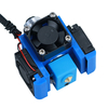 Haldis 3D tout métal V6 J-head Hotend Bowden extrudeuse Kit pour V6 volcan Hotend ventilateur de refroidissement bloc de