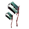 Halloween Blade Horror Wound Lifelike Bloodstain Scar Autocollants