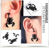 Halloween Boucle Doreille Créative Scorpion Boucles Doreilles Léger Pour La Décoration De Fête Hallowen