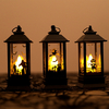 Halloween bougie électrique lampe Halloween décoration suspendue rétro citrouille sorcière crâne lampe pour Halloween fê