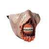 Halloween Carnaval Demi-visage Cadavre Walking Dead Zombie Crâne Cosplay Horreur Masque En Latex