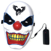 Halloween Clown LED Lueur Masque Festival Fournitures Accessoires Pr effrayant El Masque Déclairage pour La Décorat