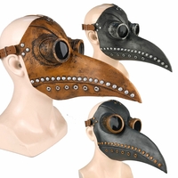 Halloween Cosplay Steampunk peste docteur masque oiseau bec accessoires Retr masques gothiques