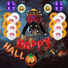 Halloween Film en aluminium ballon dessin animé Style araignée fantôme chauve-souris ballon fantôme Festival joyeux Hall