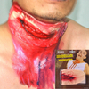 Halloween Props Slit Throat Cut Neck Fake Wound Scar Head Injury Trick Décoration Halloween Décoration
