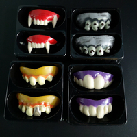 Halloween prothèses en plastique Soft Cosplay fête Zombie Vampire dents avant habiller les accessoires