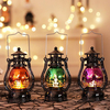 Halloween rétro galvanoplastie petite lampe à huile vent lumière éblouissante jouets pour la maison Bar école Halloween