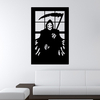 Halloween3DFondsdécranMortFaucille Créative Horreur PVC Auto-Adhésif Toile de Fond St