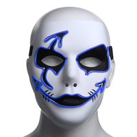 Halloween Masque LED Lumineux Masques de Fête Flash Light Up Halloween Halloween Cosplay