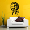 Hallowen Skull Head Showcase Décoration en verre Décoration murale Party House Décoration pour la maison Creative Decal