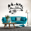 Hallowen sorcière arbre fantôme fenêtre de verre décoration murale autocollant Party House décoration de la maison Creat