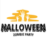 Hallowen Zombie Party Showcase Décoration de décoration en verre Décoration murale Maison de fête Décoration pour la mai