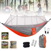 Hamac de Camping 1-2 personnes avec moustiquaire lit suspendu balançoire de couchage pour randonnée en plein air voyage