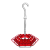 Hand-Blown Hummingbird Feeder Multi-Feed Ports Easy Clean Mount Acrylic Outdoor Hanging Bird Feeder Wind Chimes Design P