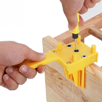 Handheld Dowel Jig ABS En plastique Plastique Jig À Bois Trou De Poche Jauge de Poche pour 6-10mm Joints De Queue Guide