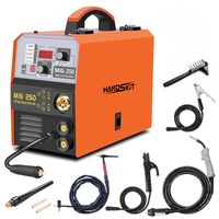 Handskit 4 in1 MIG-250 MMA TIG Machine de soudage 220V EU Soudeuse électrique Soudage par points Portable automatique po