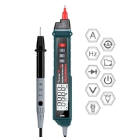 HANMATEK DM10 Type de stylo véritable multimètre numérique RMS mesure automatique testeur électronique portatif ACV / DC
