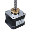 HANPOSE 17HS3401-S T8x8 Nema 17 Moteur pas à pas à vis Actionneurs linéaires 34mm 1.3A 28N.cm 4 fils 42 Moteur 100-500mm