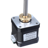 HANPOSE 17HS4401-S T8x8 Nema 17 Moteur pas à pas à vis Actionneurs linéaires 40mm 1.7A 40N.cm 4 fils 42 Moteur 100-500mm