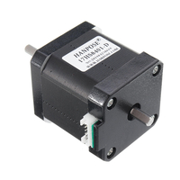 HANPOSE 17HS8401-D Moteur pas à pas à double arbre 48mm Nema 17 Moteur 42 Moteur 42BYGH 1.8A 52N.cm à 4 dérivations pour