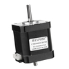 HANPOSE 17HS8401S-SZ-D150S Double arbre 48mm Nema 17 moteur pas à pas 42 moteur 42BYGH 1.8A 52N.cm 4 fils pour imprimant