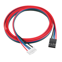 HANPOSE 1M XH2.54 câble de moteur pas à pas de ligne câble de ligne de connecteur de moteur à 4 broches pour moteur pas